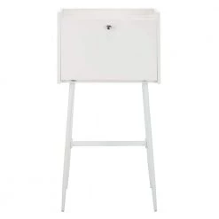 Xander 22 in. White Writing Desk by SAFAVIEH