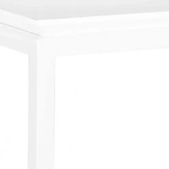 Duke 44 in. Rectangular White Writing Desk by SAFAVIEH -Safavieh Sales Store white safavieh writing desks fox2209a c3 1000