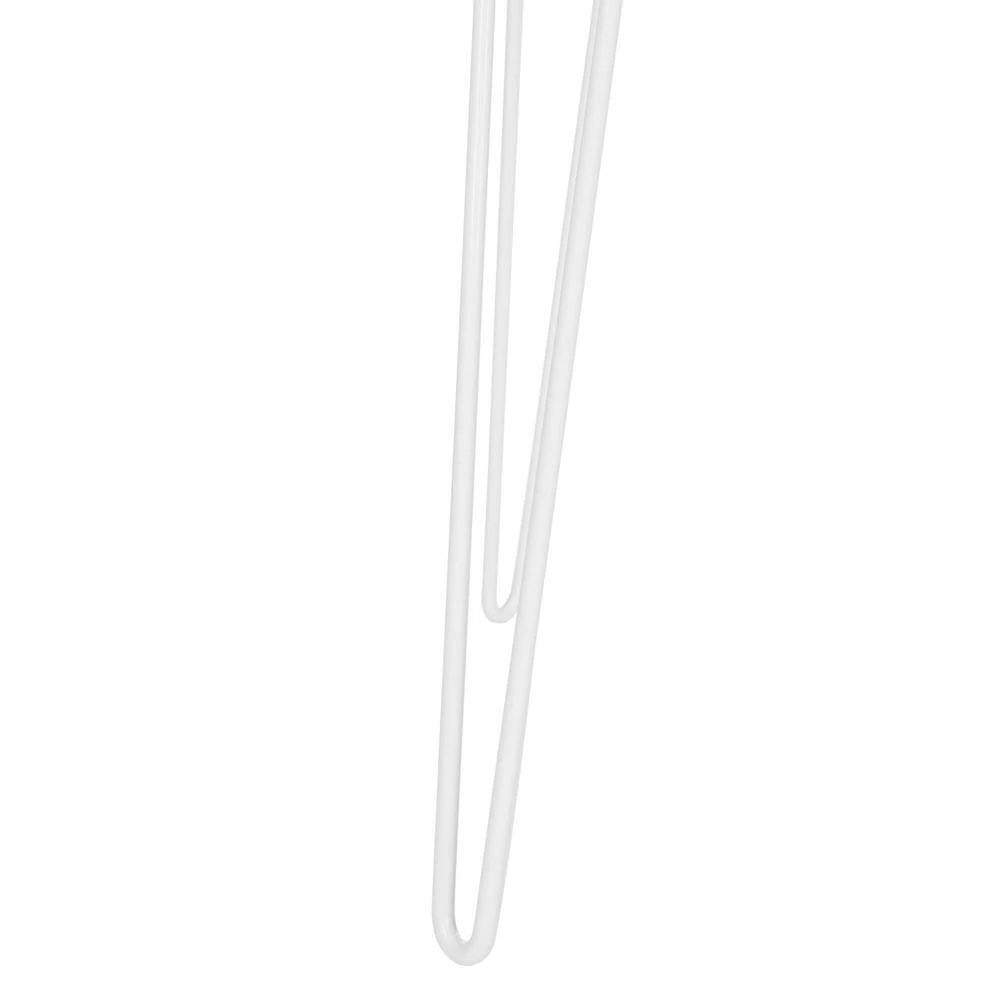 48 in. Rectangular White 2 Drawer Writing Desk with Built-In Storage by SAFAVIEH 6 48 in. Rectangular White 2 Drawer Writing Desk with Built-In Storage by SAFAVIEH - Image 4