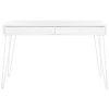 48 in. Rectangular White 2 Drawer Writing Desk with Built-In Storage by SAFAVIEH -Safavieh Sales Store white safavieh writing desks fox2225a 64 1000