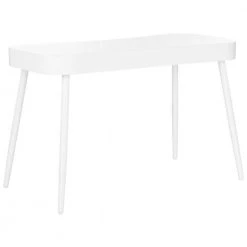 Madan 48 in. White 1-Drawer Writing Desk by SAFAVIEH -Safavieh Sales Store white safavieh writing desks fox2229a 44 1000