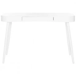 Madan 48 in. White 1-Drawer Writing Desk by SAFAVIEH
