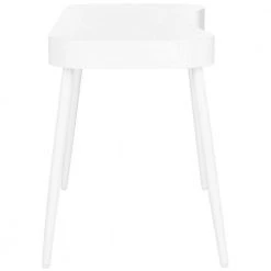 Madan 48 in. White 1-Drawer Writing Desk by SAFAVIEH -Safavieh Sales Store white safavieh writing desks fox2229a c3 1000