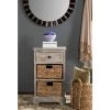 Carrie Off-White Storage Side Table by SAFAVIEH -Safavieh Sales Store white wash safavieh end side tables amh5700g 64 1000