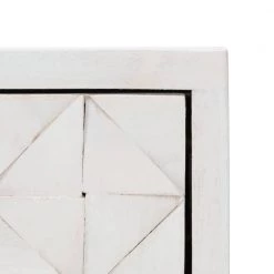 Zinnia 35 in. Off-White/Silver Wood 1-Drawer Writing Desk by SAFAVIEH -Safavieh Sales Store white wash silver safavieh writing desks dsk9000b fa 1000